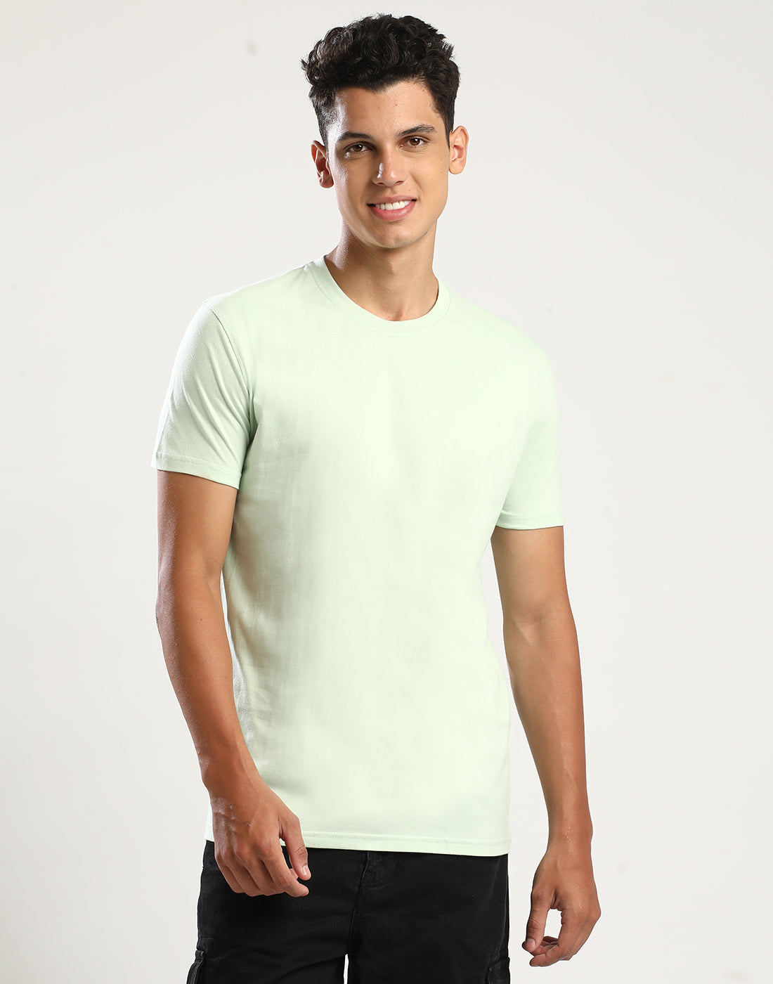 SEA GREEN - ROUND NECK - T-SHIRT