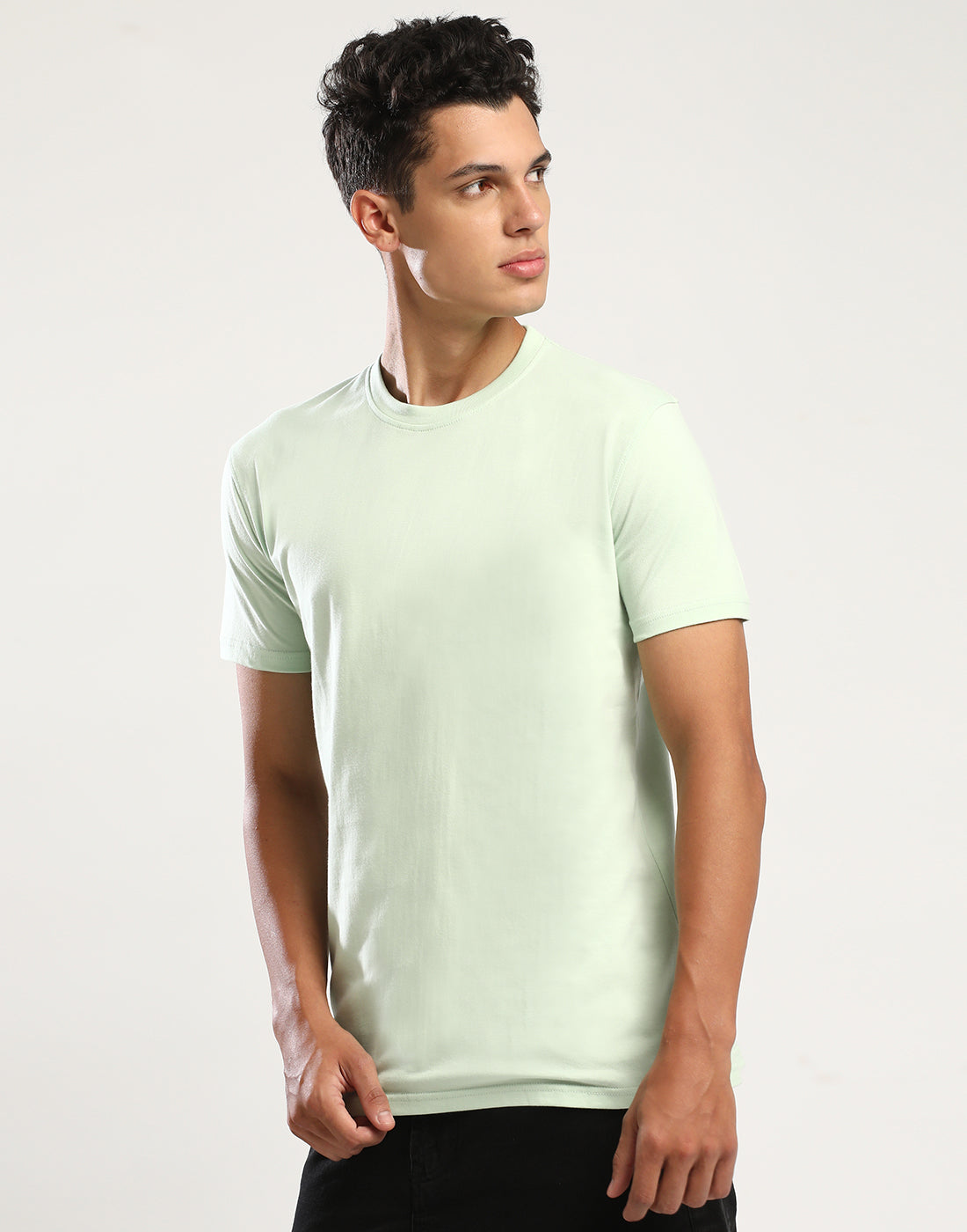 SEA GREEN - ROUND NECK - T-SHIRT