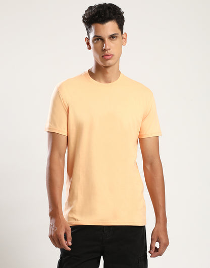 ORANGE FUZZ - ROUND NECK - T-SHIRT