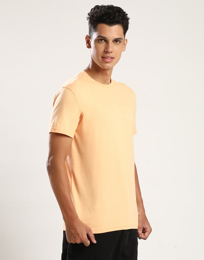 ORANGE FUZZ - ROUND NECK - T-SHIRT