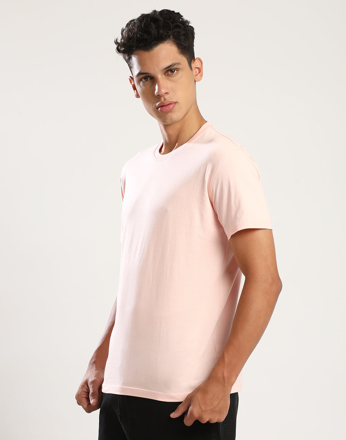 PEACH - ROUND NECK - T-SHIRT