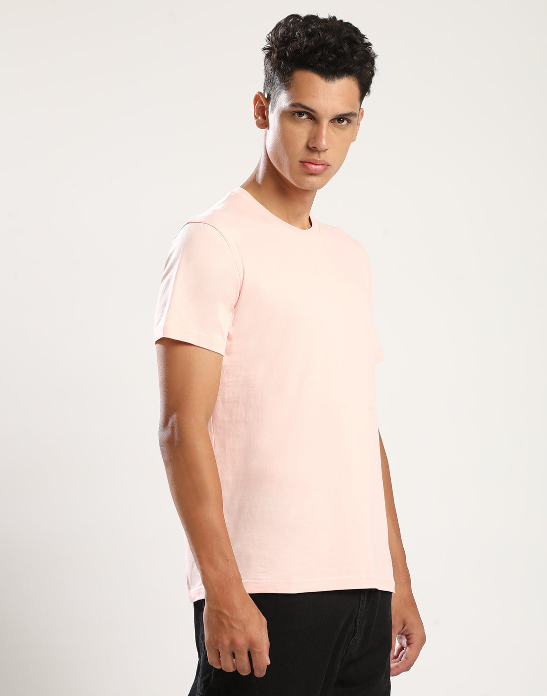 PEACH - ROUND NECK - T-SHIRT