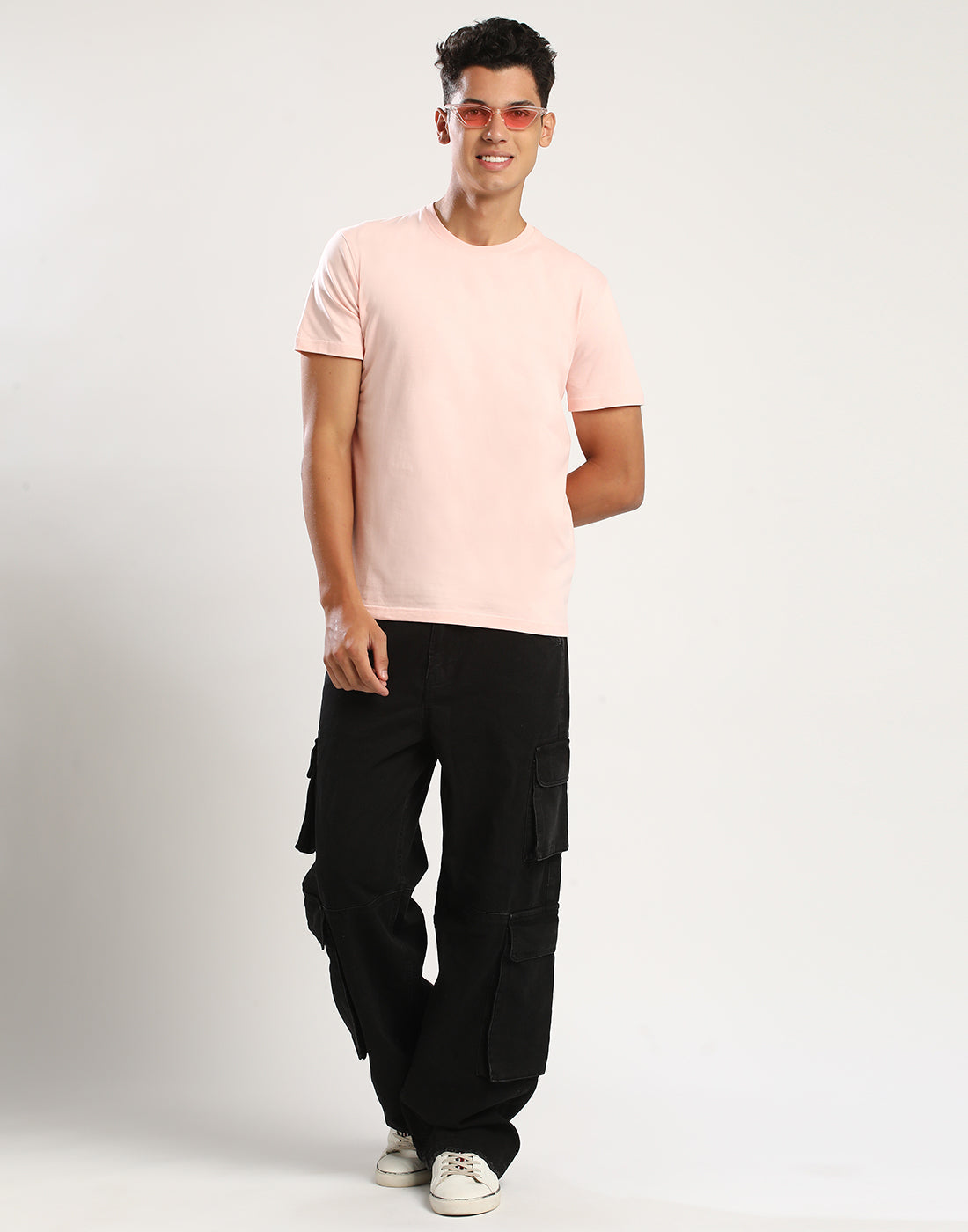 PEACH - ROUND NECK - T-SHIRT