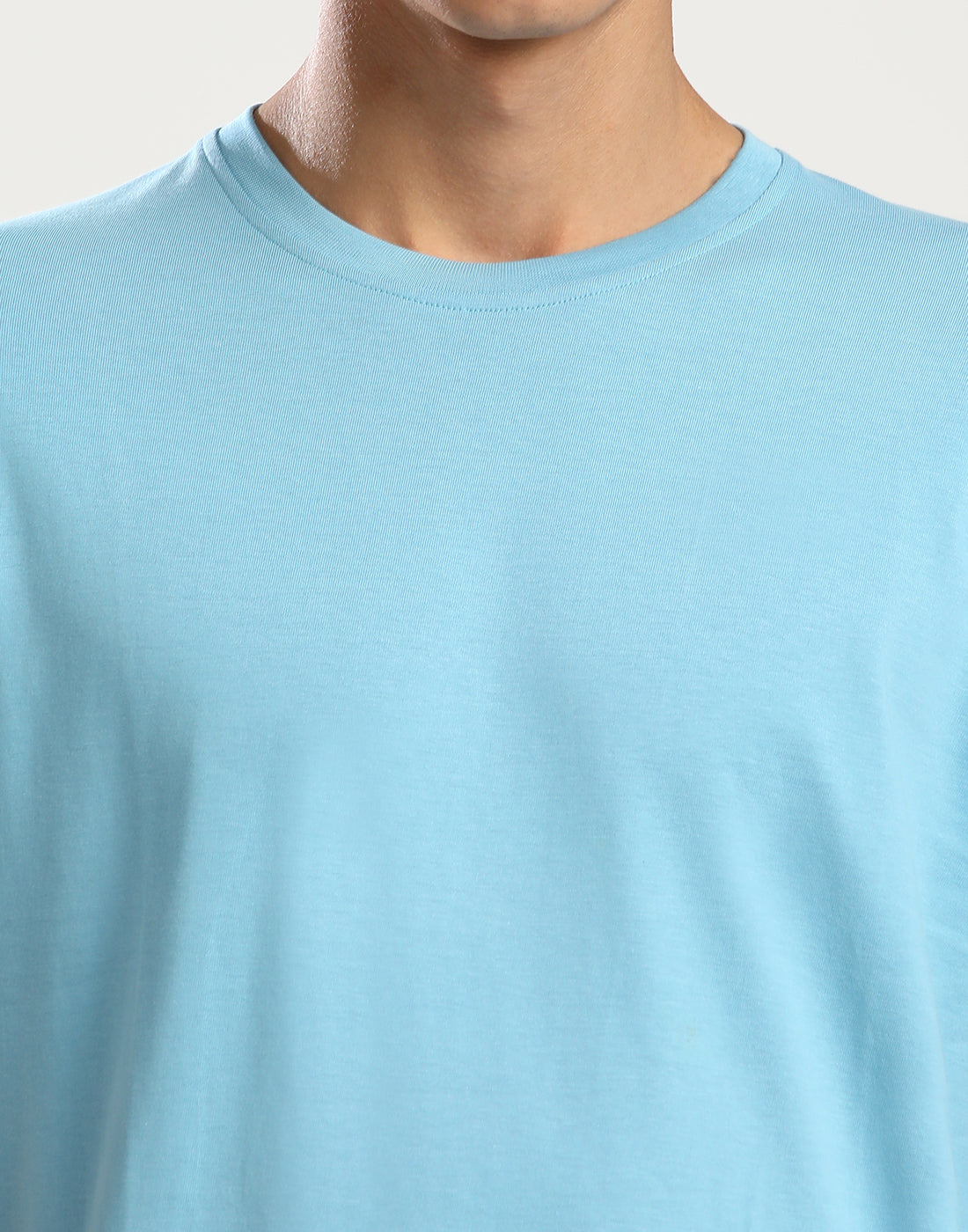 AQUA - ROUND NECK - T-SHIRT