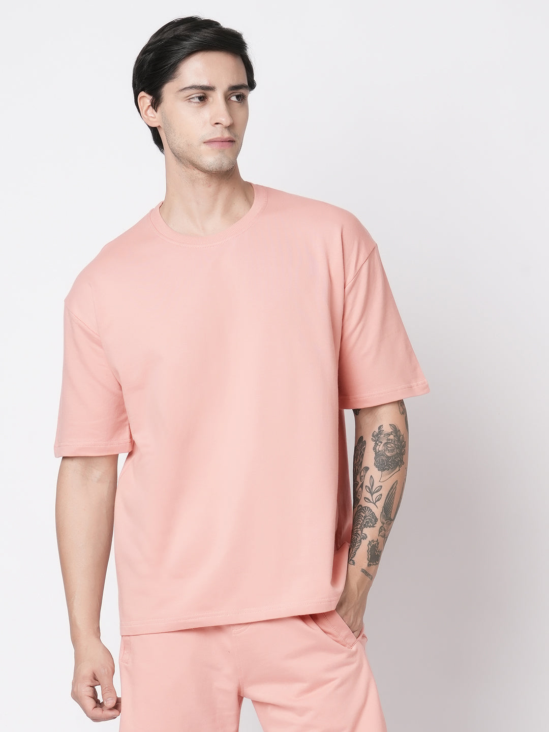 Dusty Pink Oversized Tee