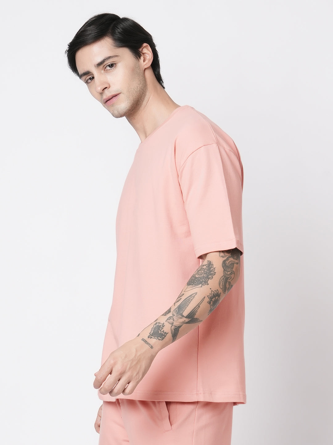 Dusty Pink Oversized Tee