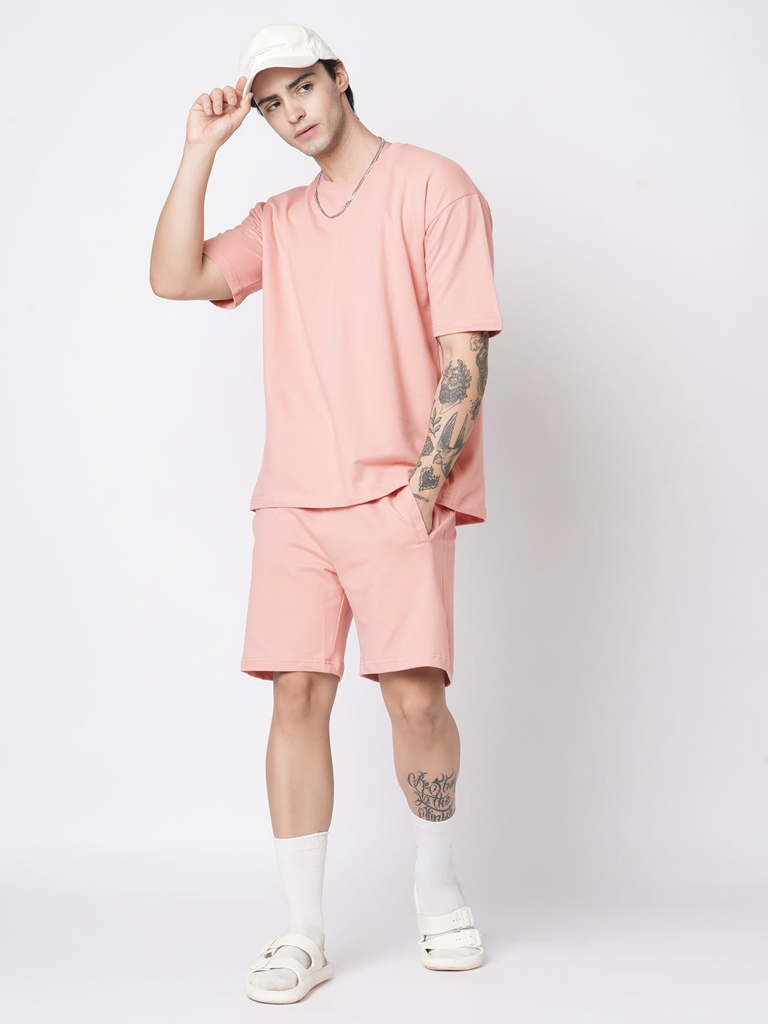 Dusty Pink Oversized Tee