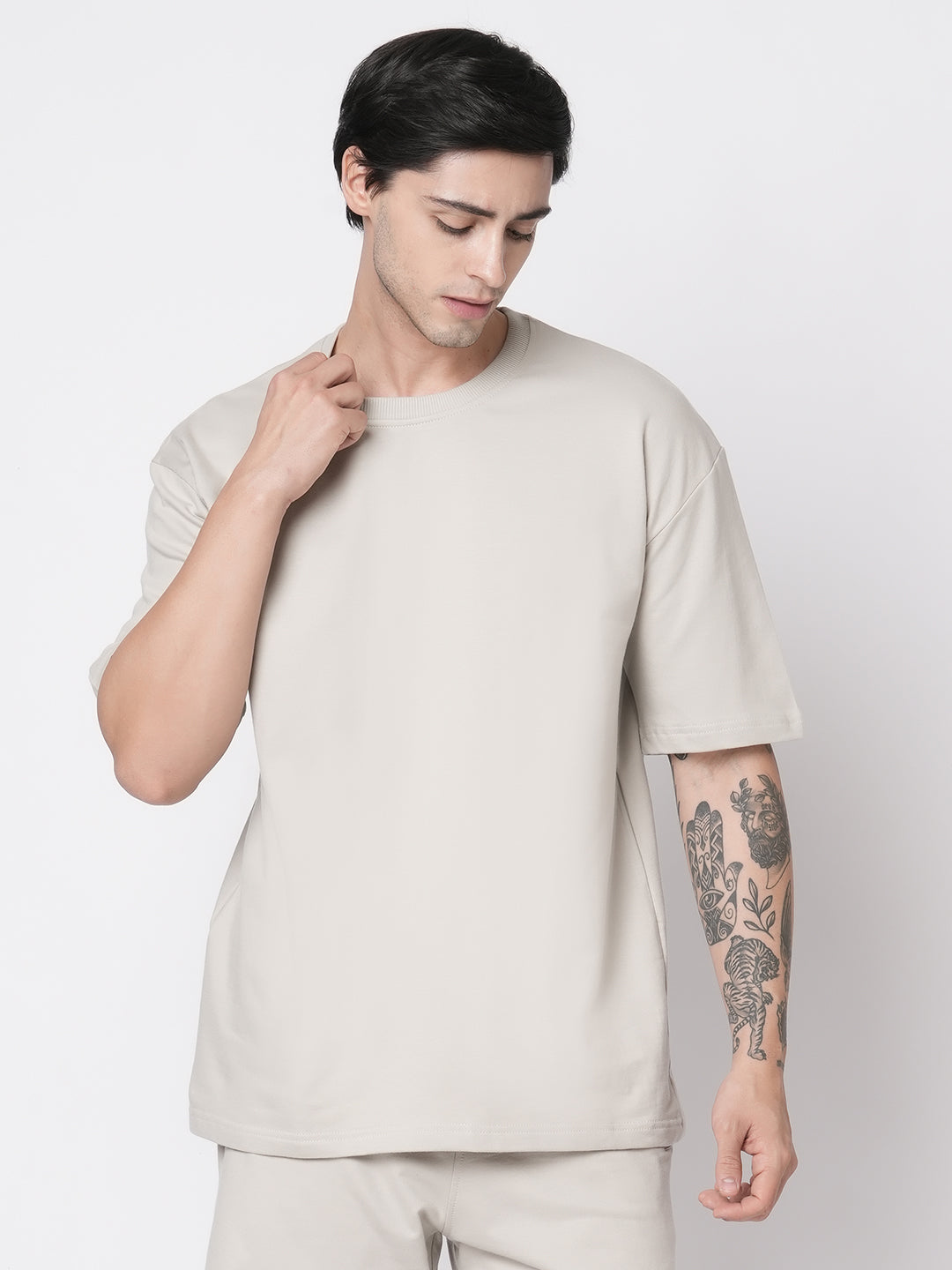 Cement Oversized Tee