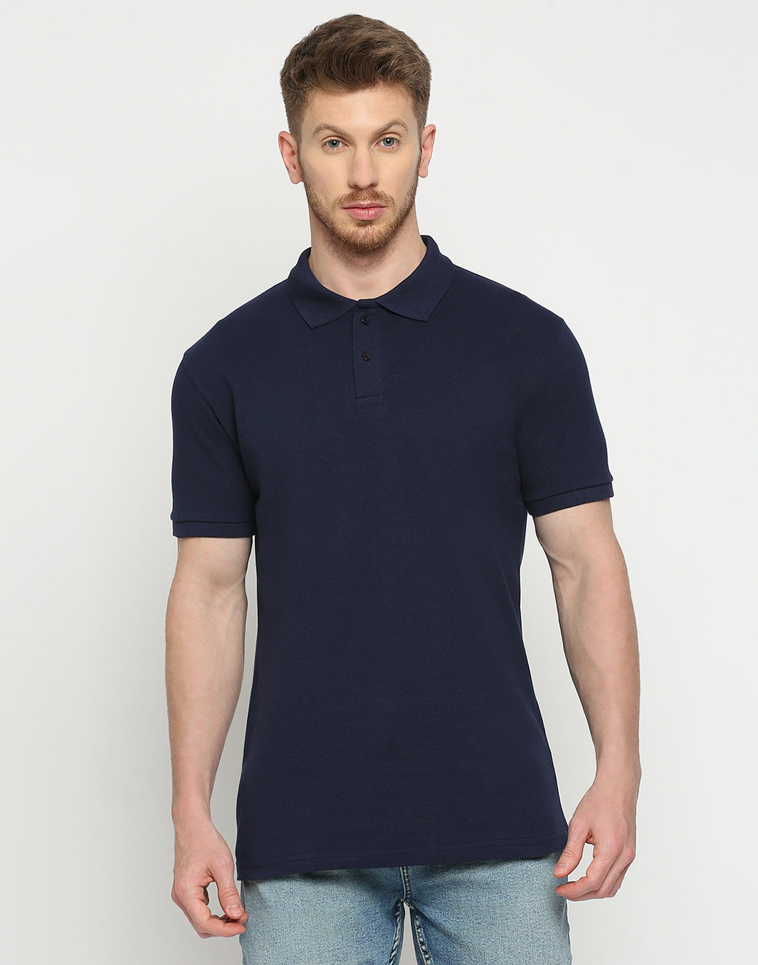 BLACK &amp; NAVY BLUE : NAVY NOIR COMBO : 2PK POLO&