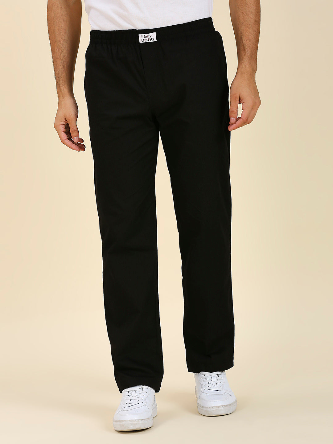 Black Pure Cotton Pyjamas