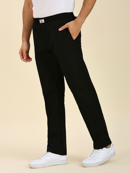 Black Pure Cotton Pyjamas