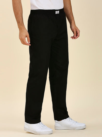 Black Pure Cotton Pyjamas