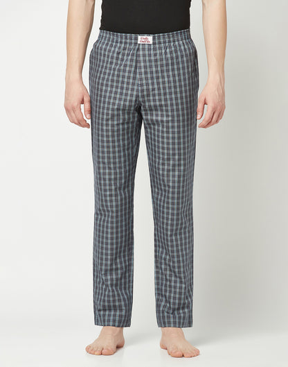 Tri Checked Cotton Woven Pyjamas