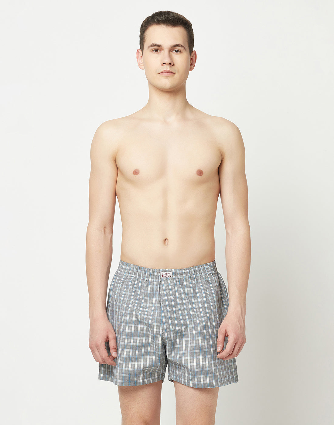 Dupplin Checked Cotton Woven Boxers