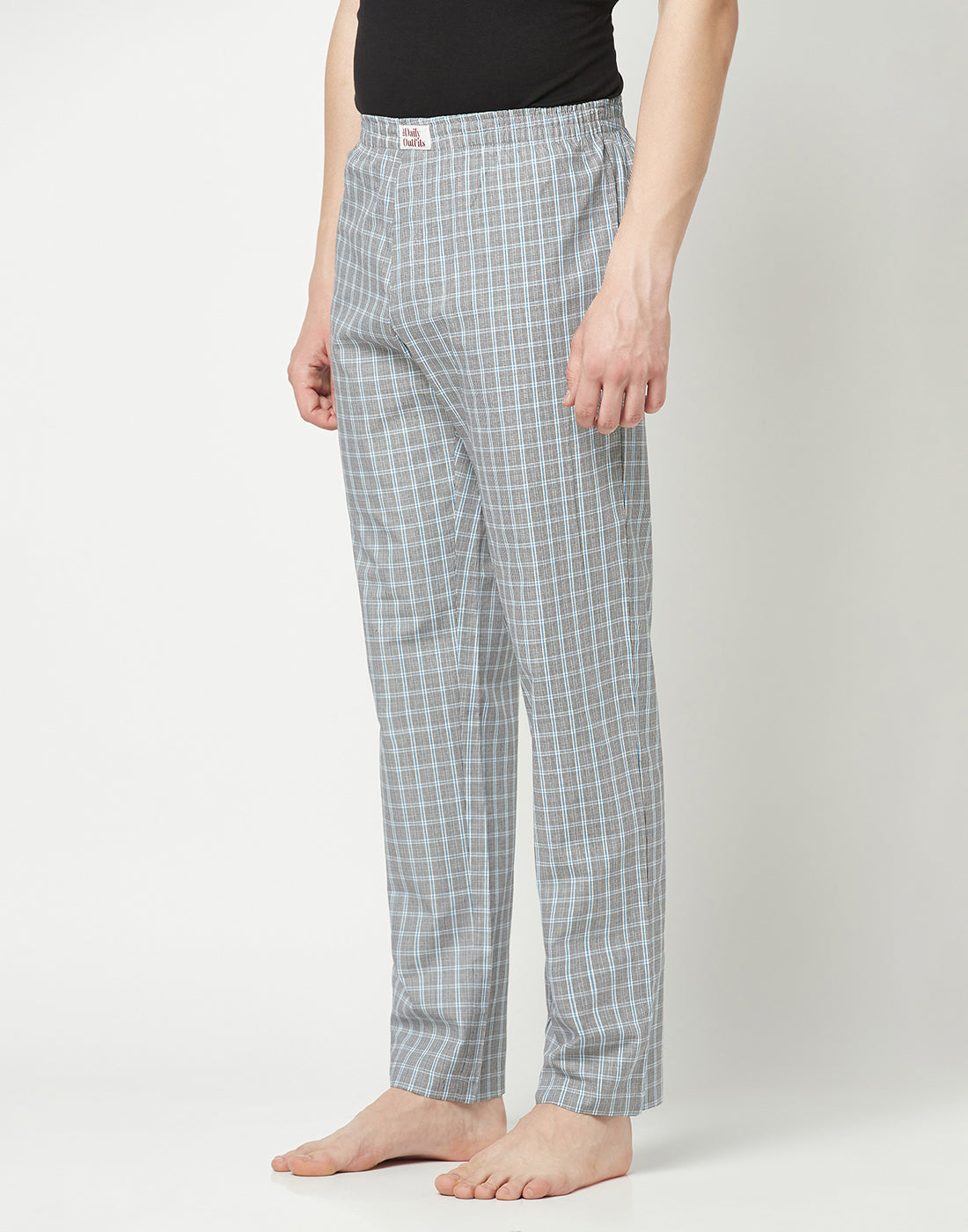 Dupplin Checked Cotton Woven Pyjamas