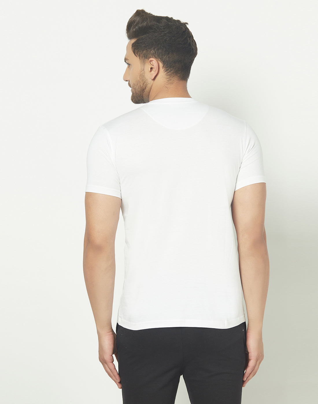 V-Neck White T-shirt