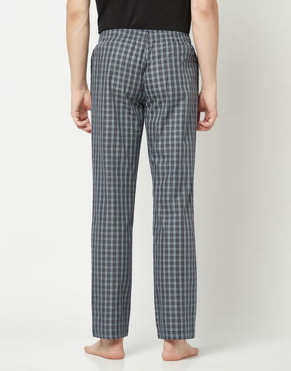 Tri Checked Cotton Woven Pyjamas